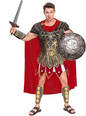 #ad Syncfuns Halloween Roman Gladiator Costume Set $49.99