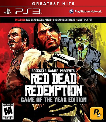 #ad Red Dead Redemption Game of the Year Edition Playstation 3 PS3 Brand New $17.97
