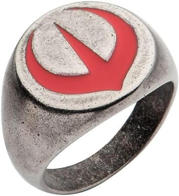 #ad Officially Licensed Star Wars Andor Symbol Signet Collectible Ring Size 12 $38.95