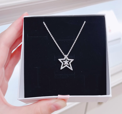 #ad Authentic PANDORA Necklace Sterling Silver Star Necklace 390020C01 45 17.7quot; $45.99