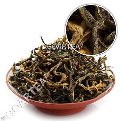 GOARTEA Supreme Yunnan Black Tea Fengqing Dian Hong Dianhong Chinese Golden Buds $17.98