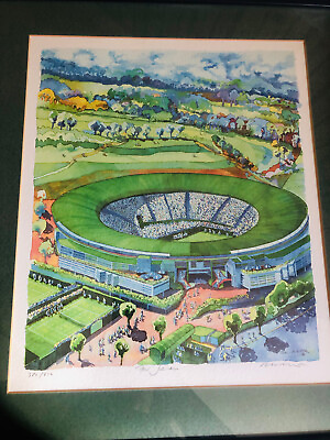 #ad Wimbledon Tennis Limited Edition Peter Welton “The new Number One Court” 1997 GBP 50.00