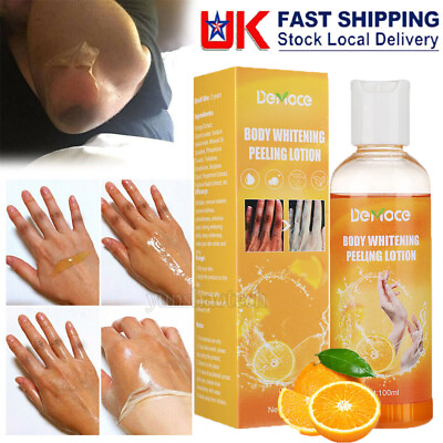 #ad Yellow Peeling Oil Whitening Exfoliating Dark Skin body face Peeling Lotion Gel $8.50
