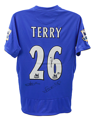 #ad #ad Lampard Drogba John Terry Signed Chelsea Blue Home Soccer Jersey Beckett COA $1499.99