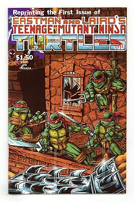 #ad Teenage Mutant Ninja Turtles #1 New Wrp Full Color 4th Printing FN 6.5 1985 $100.00