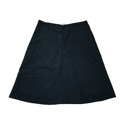 Ulla Johnson Black Cotton Silk Aline Skirt 8 $89.00