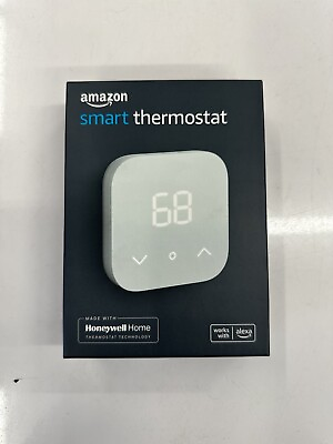 Amazon Smart Thermostat without C Wire Adapter White $34.50
