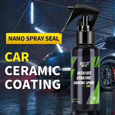 #ad Car Ceramic Coating Spray Hydrophobic Anti Rain Polishing Coating Non Scratch $13.92