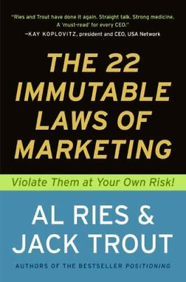 #ad The 22 Immutable Laws of Marketing: Violate Them at Your Own Risk $4.58