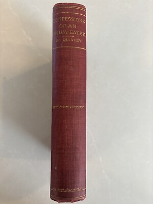 #ad Confessions of an English Opium Eater 1856 Enlarged Edition Edited David Masson $623.85