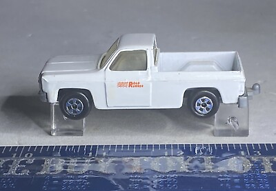 #ad 1981 Ertl Hardees Chevrolet Fleetside Pickup White CLEAN 1:64 $8.46