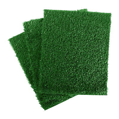 Three Replacement Turf Grass Mats for Dog Potty Pad Tray System Large 20x30 $28.00