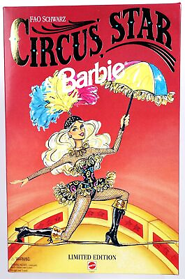#ad FAO Schwarz Circus Star Barbie Doll #13257 Never Removed from Sealed Box 1994 $75.95