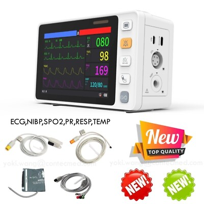 Handheld Patient Monitor 5#x27;#x27; Color LCD Digital Multi parameter Cardiac Monitor $399.00