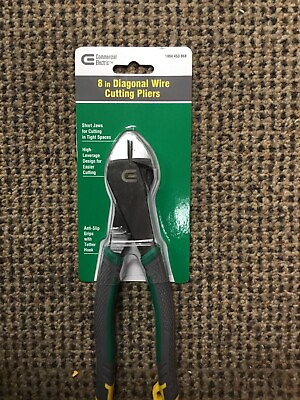 #ad Commerial Electric 8” Diagonal Wire Cutting Pliers 1004 453 868 $15.95