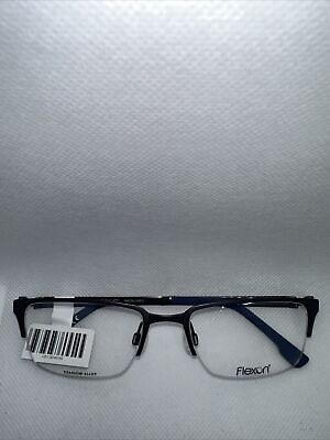 #ad Flexon Titanium Alloy E1053 54 19 140 Matt Gray Men Eyeglass Frames F66 $100.00