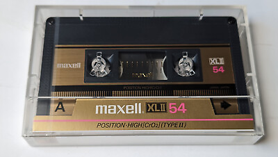Maxell XLII 54 1985 Japan 1psc New transparent foil $45.00
