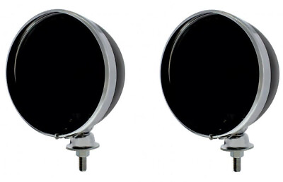 Pair Black Dietz 7quot; Headlight Buckets Assembly Wired for Hot Rods $48.99