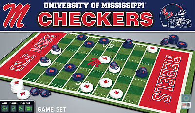 #ad MasterPieces Ole Miss Rebels NCAA Checkers Board Game $19.99