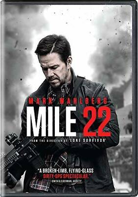 #ad Mile 22 DVD By Mark Wahlberg GOOD $3.98