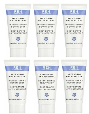 #ad 6 REN CLEAN SKINCARE Keep Young And Beautiful Instant Firming Beauty Shot 0.34oz $19.79