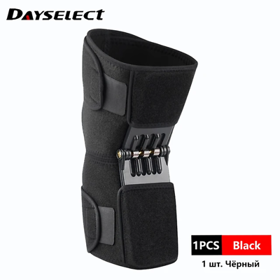 #ad 1Pcs Knee Booster Medical Power Lift Knee Weakly Brace Joint Support Spring Stab $31.73