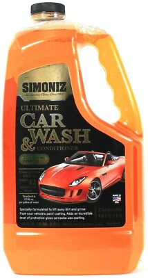 #ad Simoniz 128 Oz Ultimate Car Wash amp; Conditioner Self Drying Formula Makes 42 Gals $37.99