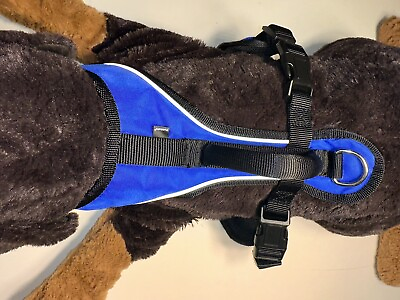#ad PetSafe EasySport Dog Walk Harness Blue Size S Control Handle Padded Reflective $9.00