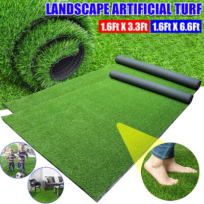 Artificial Grass Turf Rug Synthetic Mat Garden Fake Lawns Landscape Carpet Decor $15.77