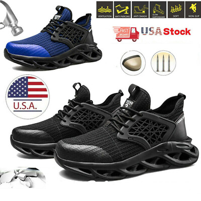 #ad Mens Waterproof Indestructible Work Boots Sports Steel Toe Safety Shoes Sneakers $26.67