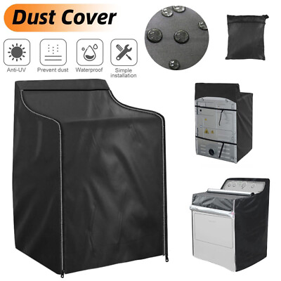 Washing Machine Top Dust Cover Laundry Washer Dryer Protect Dustproof Waterproof $15.60