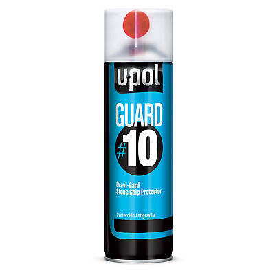#ad U POL 0875 Guard #10 Gravi Gard Stone Chip Protector BLACK 450 ml Aerosol UP0875 $34.15