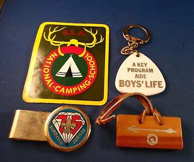 #ad Vintage BSA National Scout Jamboree Non Patch SWAP LOT $19.95