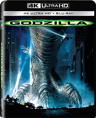 #ad New Godzilla 1998 4K Blu ray Digital $15.50