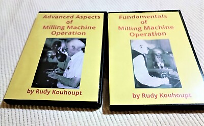 #ad Rudy Kouhoupt Metalworking Fundamentals Advanced Milling Machine 2 DVD Video Box $79.00