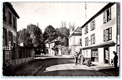 #ad #ad c1940#x27;s Crossroads of Grande Rue Marnes la Coquette France RPPC Photo Postcard $14.98