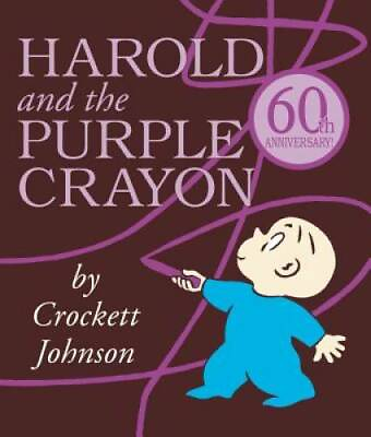 Harold and the Purple Crayon Board book By Johnson Crockett GOOD $3.98
