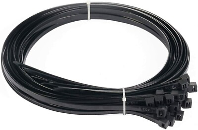 #ad Large Zip Ties Heavy Duty Big Cable Ties 24 Inch 45 Extra Long Tie Wraps Black $24.94