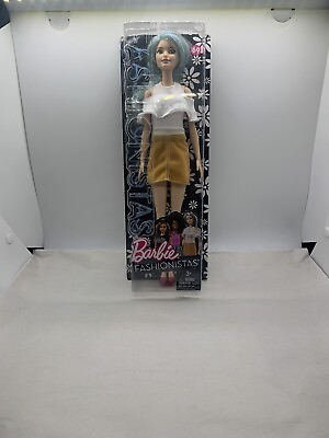 Barbie Fashionistas Blue Beauty #69 Barbie Doll 2016 Box Is Cracked See Pics $45.00