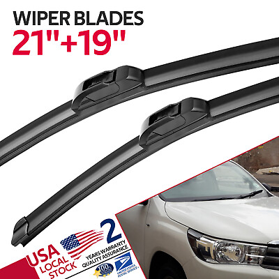 #ad JHook Windshield Wiper Blades 21quot; 19quot; DIRECT CONNECT For Toyota Matrix 2003 2008 $11.89