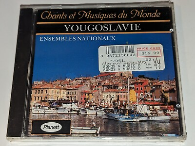 #ad *NEW SEALED* Yougoslavie Ensembles Nationaux CD Yugoslavia National Ensembles $15.99