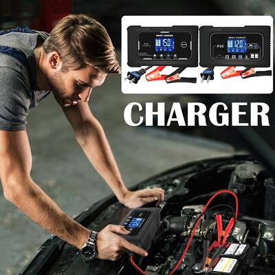 20A Car Motor Battery Charger Automatic Pulse Repair for AGM Lithium Lead A K3Z6 $63.51
