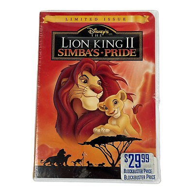 #ad The Lion King II: Simbas Pride DVD 1999 Limited Issue Disney $29.95