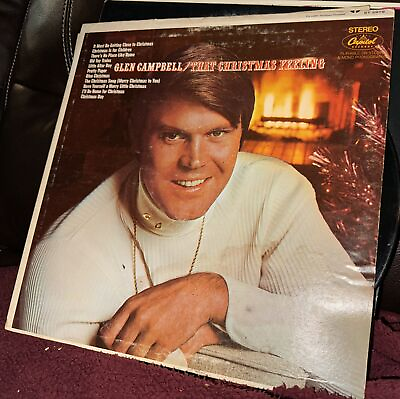 #ad 1968 Glen Campbell That Christmas Feeling LP Vinyl Record Capitol ST2978 $20.00