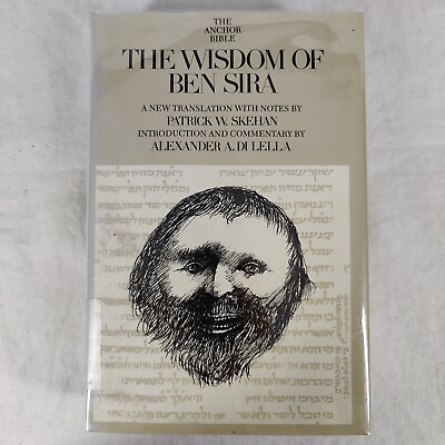 The Wisdom Of Ben Sira Anchor Bible Series Vol 39 Rare Vtg 1987 1st Edition $33.74