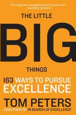 #ad The Little Big Things: 163 Ways to Pursue EXCELLENCE Paperback GOOD $3.78