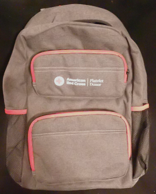 #ad #ad 2023 AMERICAN RED CROSS PLATELET BLOOD DONOR BACKPACK NEW $34.95