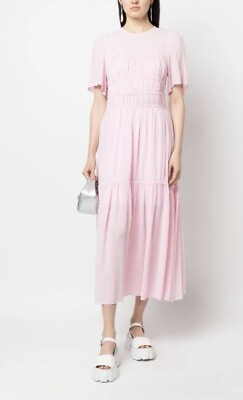 Baum und Pferdgarten Pink Midi Anissa Dress Size 2 #ad $56.25