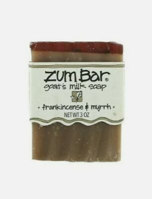2 Zum Bars Natural Goat#x27;s Milk Soap Bar Frankincense amp; Mint 3oz By Indigo Wild $19.99