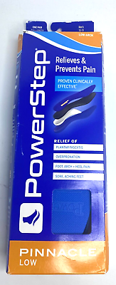#ad Powerstep Pinnacle LOW ARCH Orthotic Support Insole Size I J Men#x27;s 12 13 US $25.00